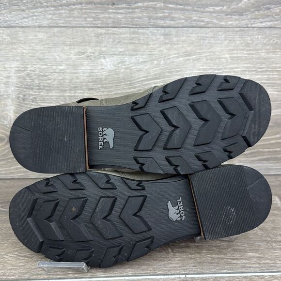 Sorel Emelie Chelsea Waterproof Quarry Leather Womens Sz 6.5 Pull On Ankle Boot - Picture 8 of 10